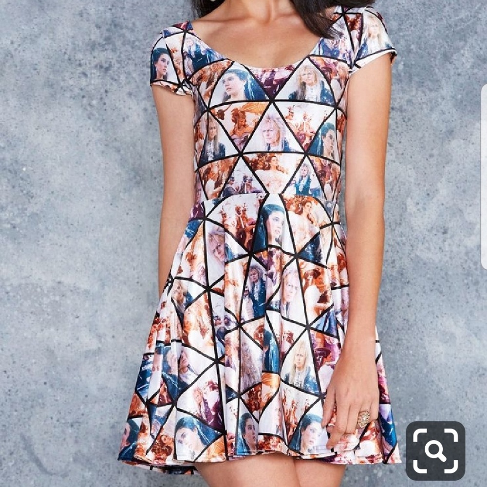 Labyrinth Velvet dress